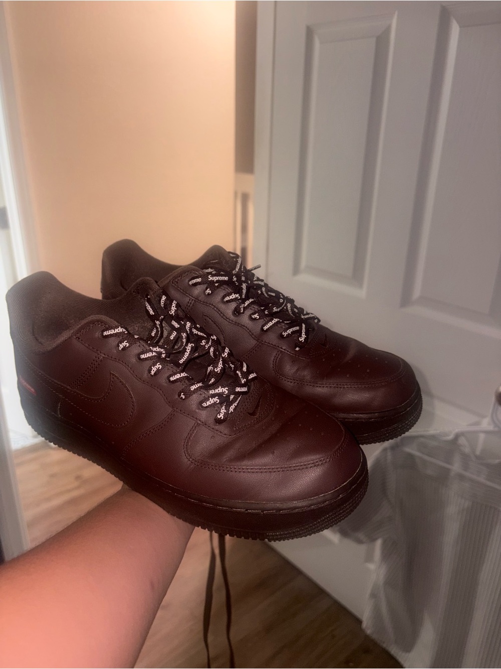 Supreme Black Low-Top Sneakers